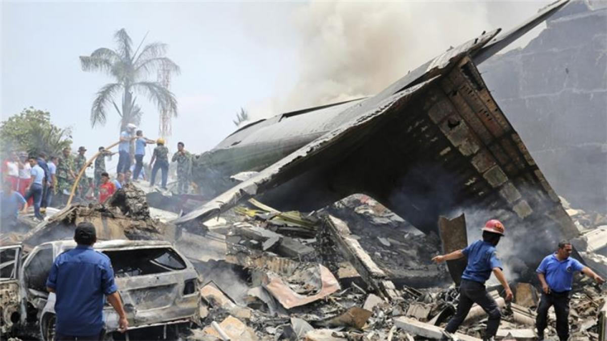 Two killed in Indonesian military plane crash